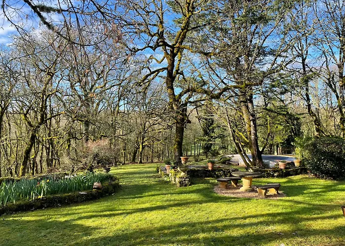Maison En Pierre Dans La Forêt - Piscine&calme Hébergement de vacances